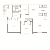 Floor plan: 2-2B