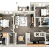 Floor plan: Two Bedroom