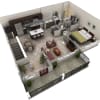 Floor plan: 1 BR Grand Overlook