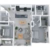 Floor plan: 2x2