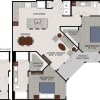 Floor plan: 2x2