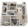 Floor plan: B3
