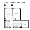 Floor plan: A1ID