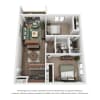 Floor plan: Two Bedroom