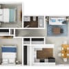 Floor plan: 2 BR 1 BA