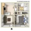 Floor plan: 1 Bedroom