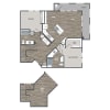 Floor plan: 2DLE