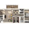 Floor plan: 1 BEDROOM 1 BATH DEN