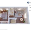 Floor plan: 1 Bedroom