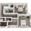 Floor plan: Madrid-San Carlo II Townhomes