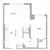 Floor plan: 1 Bed/1 Bath-1.1E