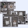 Floor plan: C2 - 1200 sq ft.