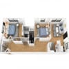 Floor plan: 2X2