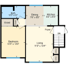 Floor plan: 1x1 - 566