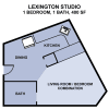 Floor plan: Studio