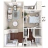 Floor plan: A2-Std-Upper