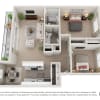 Floor plan: 2X1