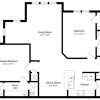 Floor plan: Two Bedroom B