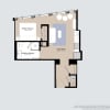 Floor plan: Alcove One Bedroom 05 Tiers 1& 3
