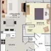 Floor plan: 1B