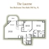 Floor plan: Lucerne