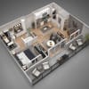 Floor plan: 1F