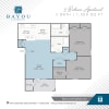Floor plan: 2 Bedroom