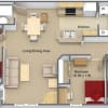 Floor plan: $100 off monthly rent, 3 Bed 2 Bath - Balcony, Fireplace, AC, W/D, Dishwasher, near King Soopers ...