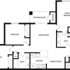 Floor plan: Three Bedroom