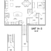 Floor plan: 1 Bedroom (1A - 3)