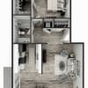 Floor plan: 1x1 - Large