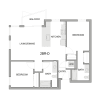 Floor plan: 2br-d