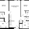 Floor plan: 2 Bedroom A4