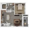 Floor plan: A4 - Fully Renovated