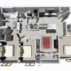 Floor plan: The Oak Grand 3 Bedroom 2 Bathroom