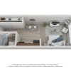 Floor plan: Studio Renovated