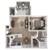 Floor plan: Palo Verde Renovated