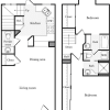 Floor plan: 2 Bedrooms A
