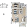 Floor plan: B2-1215SF-7H-26H