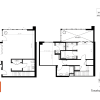 Floor plan: Two Bedroom Townhome C7TH