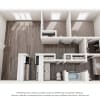 Floor plan: 2 Bed 1.5 Bath Belmont