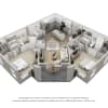 Floor plan: Torcello 2 BD, 2BA