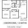 Floor plan: Renovated