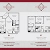 Floor plan: B6 Two Bedroom