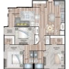 Floor plan: Swan Lake with Garage