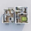 Floor plan: 1 Bedroom 1 Bathroom