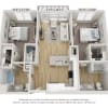 Floor plan: B1 - Onyx