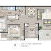 Floor plan: B1