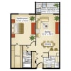 Floor plan: Model A