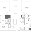 Floor plan: Two Bedroom Two Bath (1,193 SF)